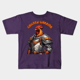 chicken warrior Kids T-Shirt